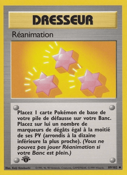 Réanimation 89/102 Pokémon Set de Base (BS)