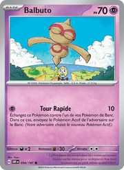Balbuto 094/230 Pokémon Flammes Obsidiennes (EV03)
