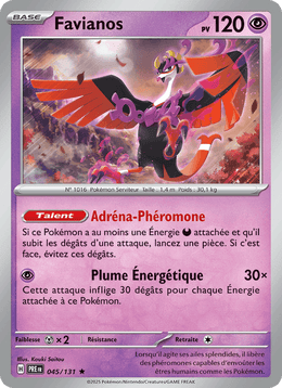 Favianos 045/180 Pokémon Évolutions Prismatiques (EV8.5)