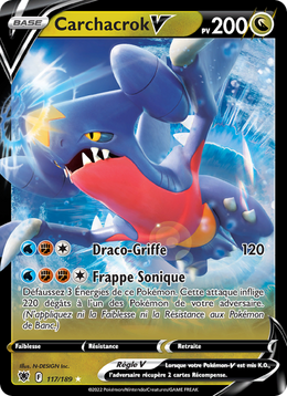 Carchacrok V 117/246 — Pokémon Astres Radieux (ASR)