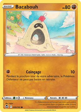 Bacabouh 099/215 Pokémon Tempête Argentée (SIT)