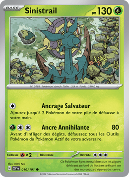 Sinistrail 010/252 Pokémon Étincelles Déferlantes (EV08)