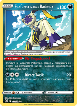 Farfurex de Hisui Radieux 123/247 — Pokémon Origine Perdue (LOR)
