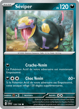 Séviper 128/258 Pokémon Écarlate et Violet (EV01)