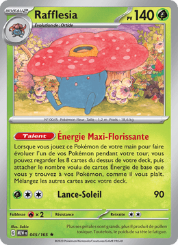 Rafflesia 045/207 Pokémon 151 (MEW)