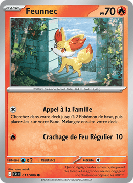 Feunnec 011/122 Pokémon Chaos Ascendant (ME04)