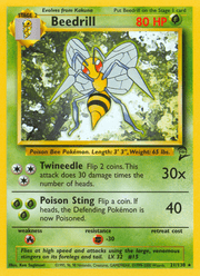 Beedrill 21/130 Pokémon Base Set 2 (B2)
