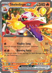 Flâmigator-ex 037/279 — Pokémon Évolutions à Paldea (EV02)