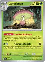 Lampignon 009/252 Pokémon Étincelles Déferlantes (EV08)
