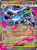 Méga-Dracaufeu X-ex - Mega Charizard X ex - Flammes Fantasmagoriques 013