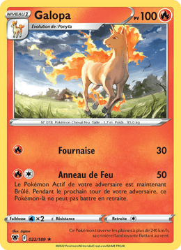 Galopa 022/216 Pokémon Astres Radieux (ASR)