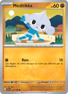 Méditikka 110/258 Pokémon Écarlate et Violet (EV01)