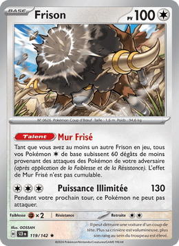 Frison 119/175 Pokémon Couronne Stellaire (EV07)