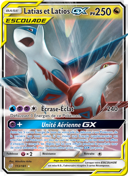 Latias et Latios GX 113/196 — Pokémon Duo de Choc (TEU)