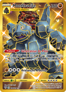 Monthracite 198/201 Pokémon Ténèbres Embrasées