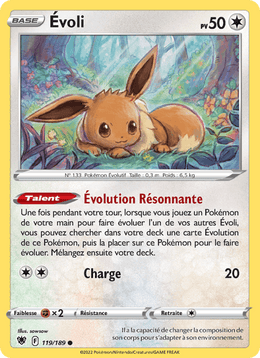 Évoli 119/216 Pokémon Astres Radieux (ASR)