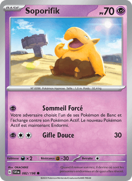 Soporifik 082/258 Pokémon Écarlate et Violet (EV01)