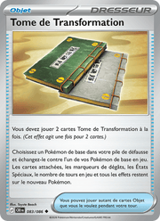 Tome de Transformation 083/122 Pokémon Chaos Ascendant (ME04)