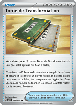 Tome de Transformation 083/122 Pokémon Chaos Ascendant (ME04)