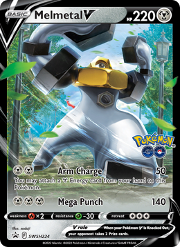 Melmetal V SWSH224/PROMO — Pokémon Promo Épée et Bouclier (SWSHP)