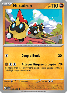 Hexadron 119/279 Pokémon Évolutions à Paldea (EV02)