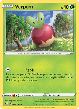 Verpom 21/209 Pokémon Clash des Rebelles