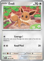 Évoli 166/230 Pokémon Flammes Obsidiennes (EV03)