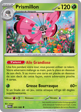 Prismillon 009/124 Pokémon Équilibre Parfait (ME03)