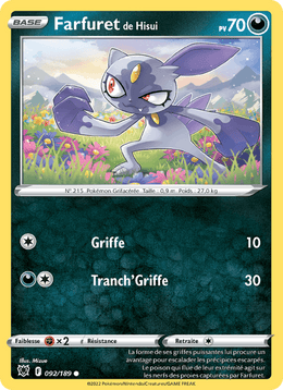 Farfuret de Hisui 092/216 Pokémon Astres Radieux (ASR)