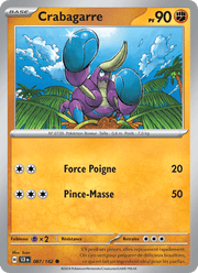 Crabagarre 087/175 Pokémon Couronne Stellaire (EV07)