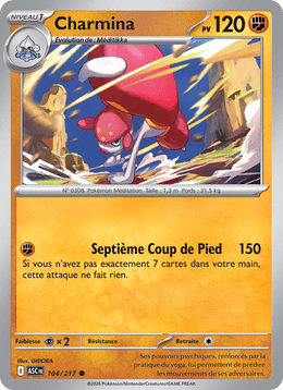 Charmina 104/295 Pokémon Héros Transcendants (ME2.5)