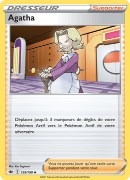 Agatha 129/233 Pokémon Règne de Glace (CRE)