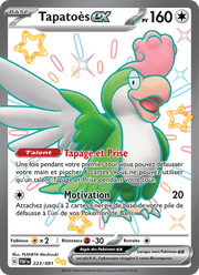 Tapatoès-ex 223/245 Pokémon Destinées de Paldea (EV4.5)