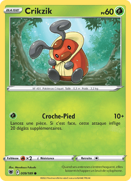 Crikzik 009/216 Pokémon Astres Radieux (ASR)