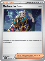 Ordres du Boss 114/188 Pokémon Méga-Évolution (ME01)