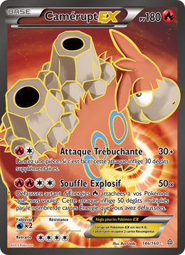 Camérupt EX 146/164 — Pokémon Primo-Choc (PRC)