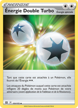 Énergie Double Turbo 151/216 Pokémon Stars Étincelantes