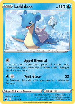 Lokhlass 29/233 Pokémon Règne de Glace (CRE)