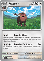 Fragroin 072/245 Pokémon Destinées de Paldea (EV4.5)