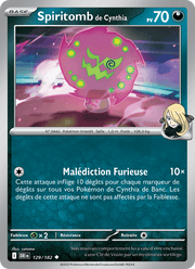 Spiritomb de Cynthia 129/244 Pokémon Rivalités Destinées (EV10)