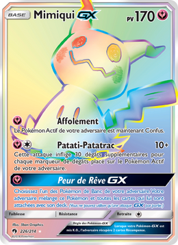 Mimiqui GX 226/236 — Pokémon Tonnerre Perdu (LOT)