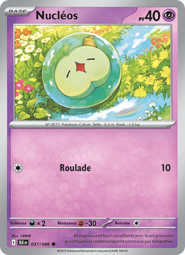 Nucléos 037/172 Pokémon Foudre Noire (BLK)