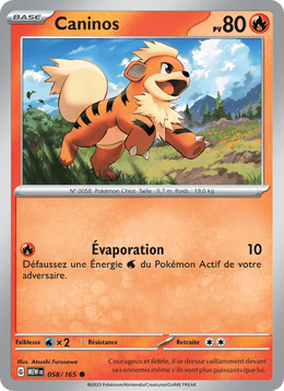 Caninos 058/207 Pokémon 151 (MEW)