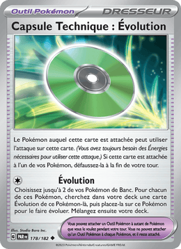 Capsule Technique : Évolution 178/266 Pokémon Faille Paradoxe (EV04)