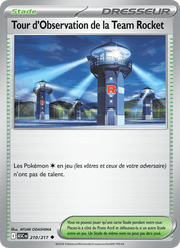 Tour d'Observation de la Team Rocket 210/295 Pokémon Héros Transcendants (ME2.5)