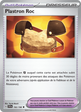 Plastron Roc 192/258 Pokémon Écarlate et Violet (EV01)