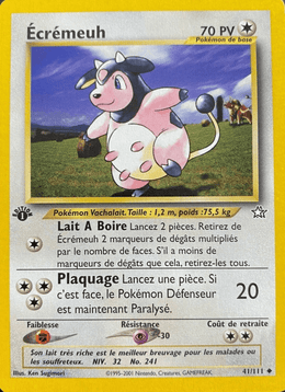 Écrémeuh 41/111 Pokémon Neo Genesis (N1)