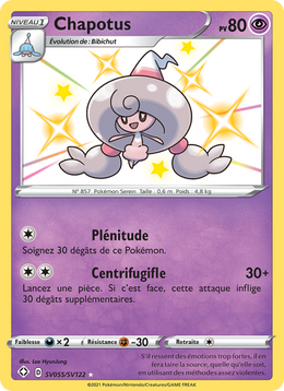 Chapotus SV055/195 — Pokémon Destinées Radieuses (SHF)