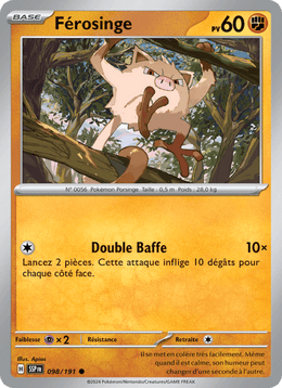 Férosinge 098/252 Pokémon Étincelles Déferlantes (EV08)