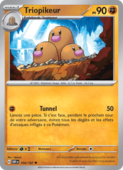 Triopikeur 104/230 Pokémon Flammes Obsidiennes (EV03)